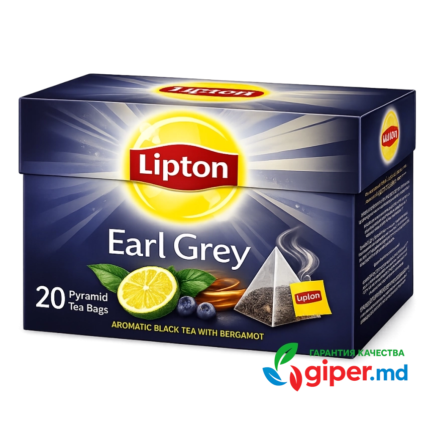 Чай LIPTON Эрл Грей (черный) фото 1