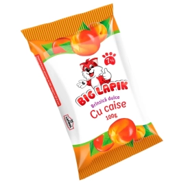 BIG LAPIK Сырок сладкий с абрикосом 100г — вкусный творожный десерт для детей и взрослых