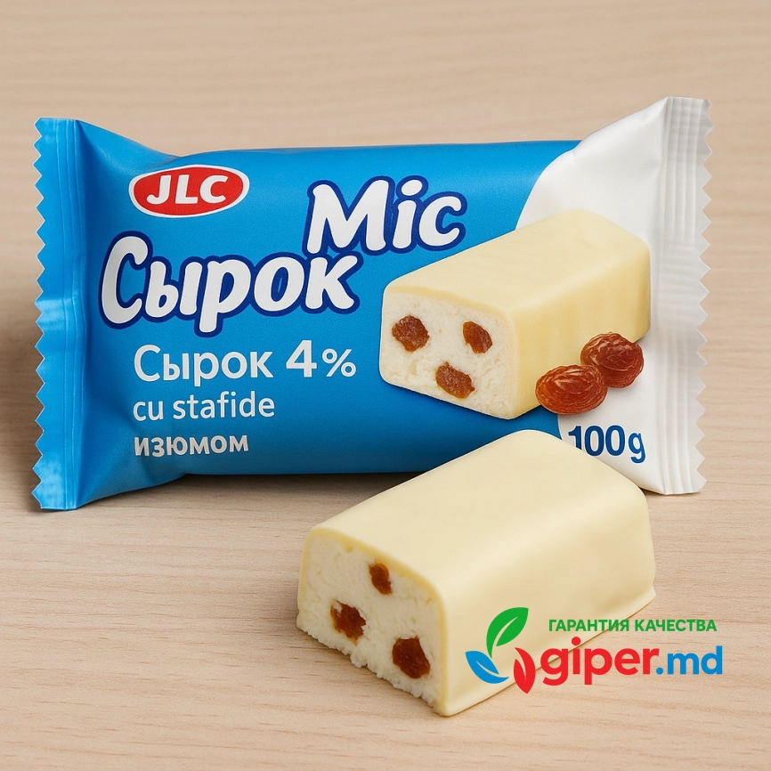 JLC Сырок Mic Vis с изюмом 4%, 100г фото 2