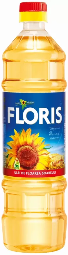 Подсолнечное масло FLORIS 955 мл фото 1