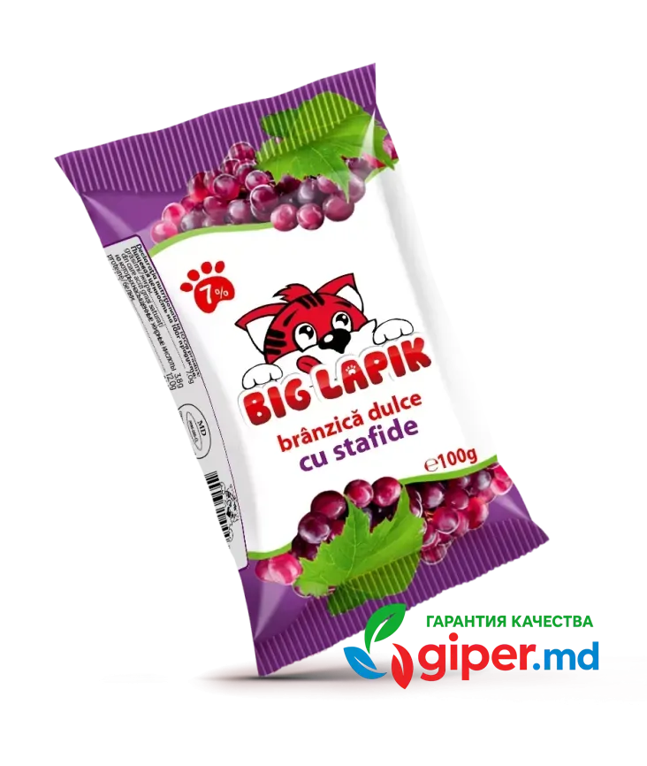 BIG LAPIK Сырок с изюмом 100 г фото 1