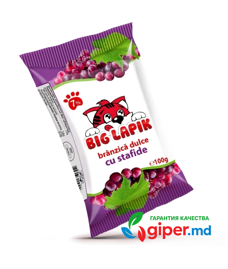 BIG LAPIK Сырок с изюмом 100 г фото 1