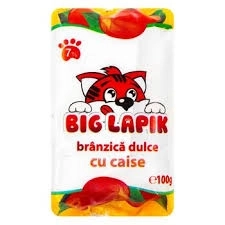 BIG LAPIK Сырок сладкий с абрикосом 100г — вкусный творожный десерт для детей и взрослых фото 2