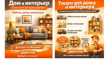 Дом и интерьер — стиль и уют, купить онлайн | giper.md