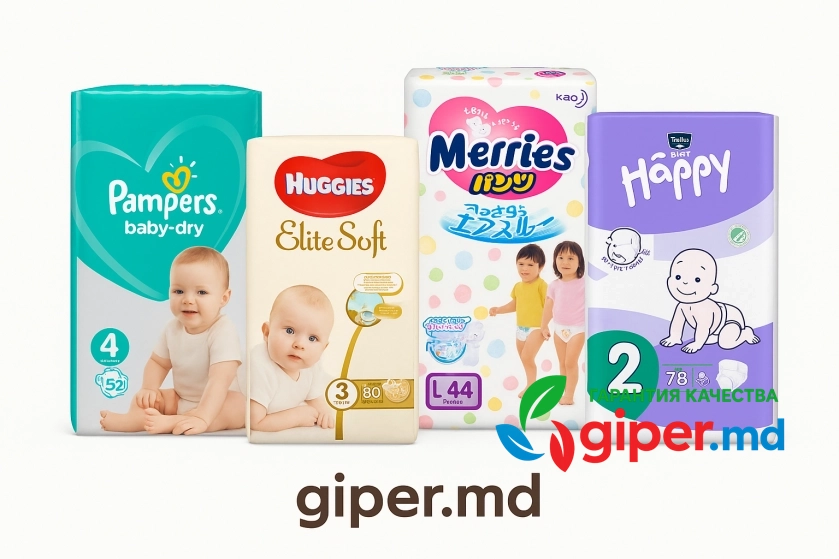 Подгузники, купить онлайн | giper.md