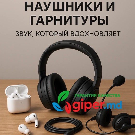 Наушники и гарнитуры, купить онлайн | giper.md